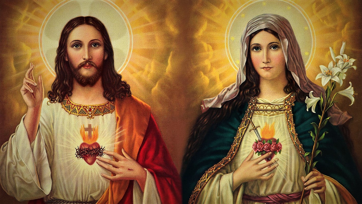 Jesus and Mary hearts defined