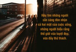 HÃY TÌM NHỮNG NGƯỜI HIỂU RẰNG THẾ GIỚI VỪA TUYỆT ĐẸP VỪA ĐẦY THỬ THÁCH…